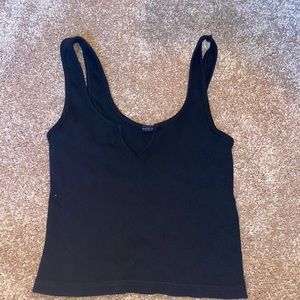 Brandy Melville cropped black tank